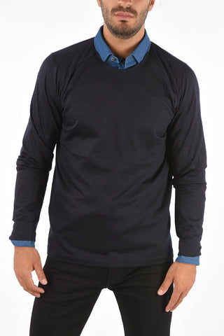 ZZEGNA t-shirt a manica lunga 