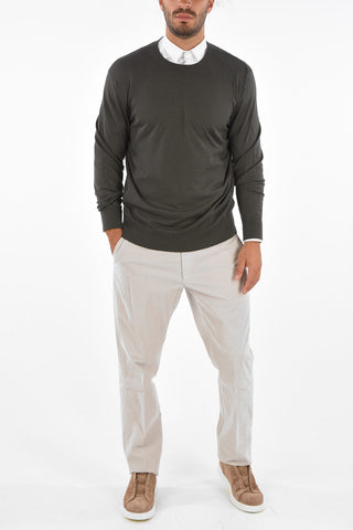 EZ LUXURY Wool Crew-Neck Sweater