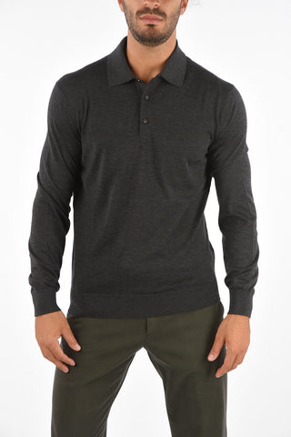 EZ LUXURY cashmere and silk polo