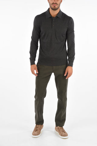 EZ LUXURY cashmere and silk polo