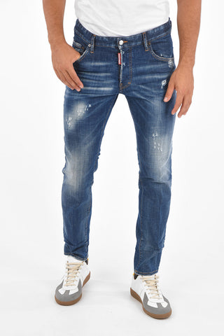 Distressed SKATER Slim Fit Jeans