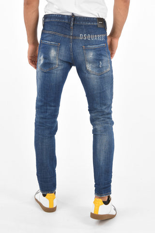 Distressed SKATER Slim Fit Jeans