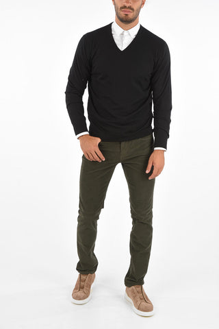 ZZEGNA Wool V-Neck Sweater