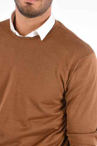 EZ LUXURY Cashmere and Silk Crew-Neck Sweater