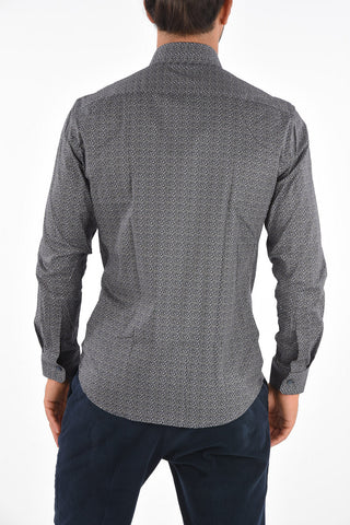 ZZEGNA Printed Slim Fit Shirt