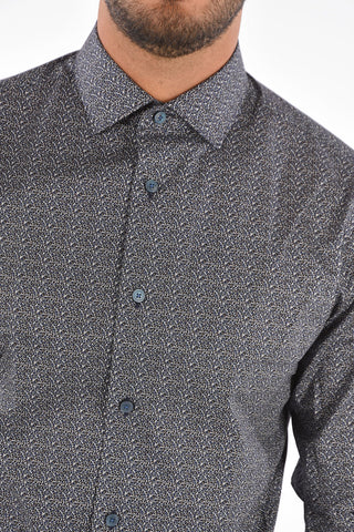 ZZEGNA Printed Slim Fit Shirt