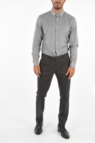 ZZEGNA Cotton and Wool Pants