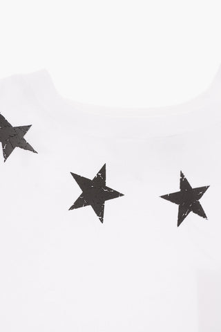 stars printed crew-neck t-shirt