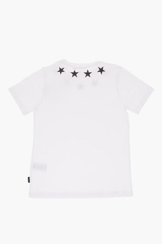 stars printed crew-neck t-shirt