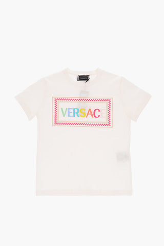 Embroidered crew-neck t-shirt