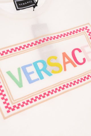 Embroidered crew-neck t-shirt