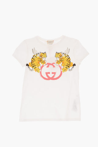 Printed crew-neck t-shirt