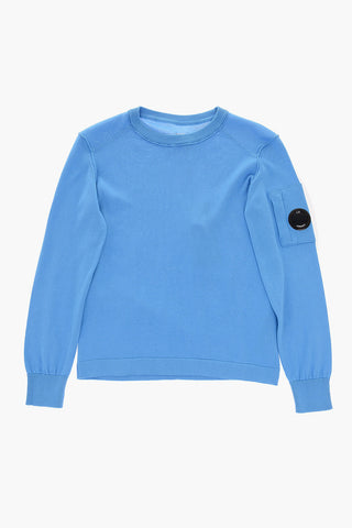 Cotton crew-neck sweater
