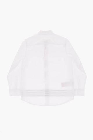 long sleeve shirt with striped detail