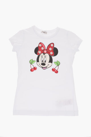 Minnie printed crew-neck t-shirt
