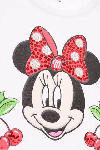 Minnie printed crew-neck t-shirt