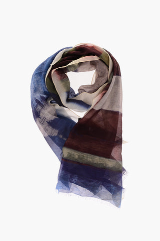 Foulard Multicolor in Cotone e Seta