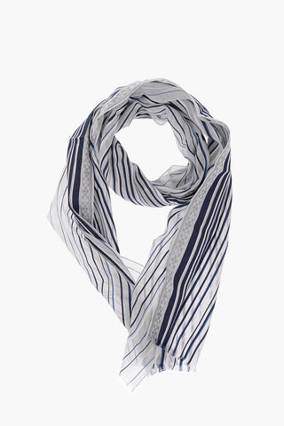 CC COLLECTION Striped Cotton Scarf