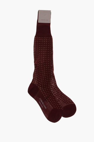 Cotton Socks with Micro Embroidery