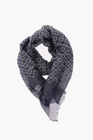 lane's net Linen and Cotton Scarf