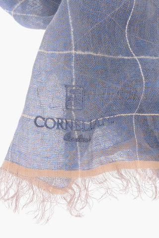 Windowpane Check Scarf