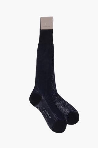 Ribbed Cotton Long Socks