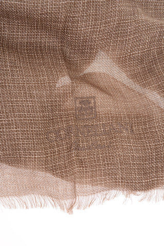 Foulard Hopsack in Lino Cotone e Cashmere