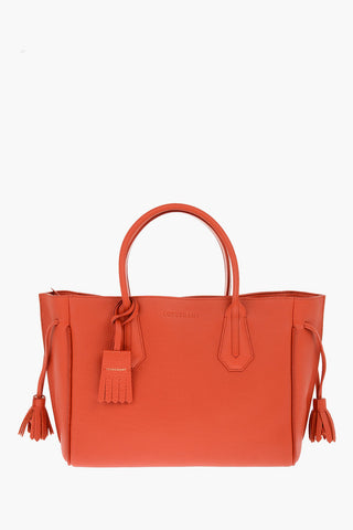 leather PENELOPE Double Handle Bag