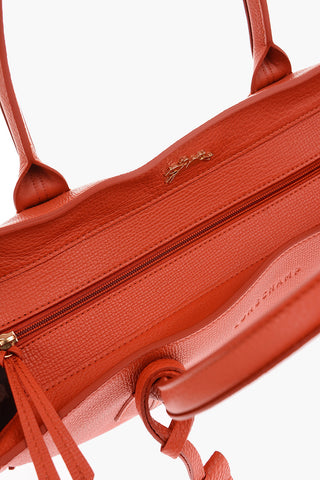 leather PENELOPE Double Handle Bag