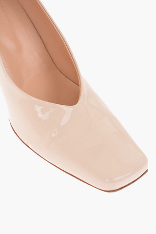 Pumps in Vernice con Tacco Squadrato