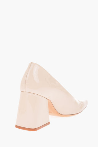 Pumps in Vernice con Tacco Squadrato