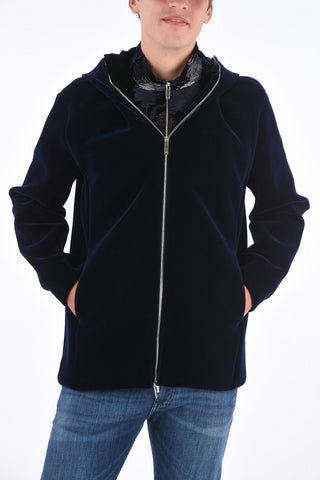EMPORIO Maxi Embroidered Chenille Coat