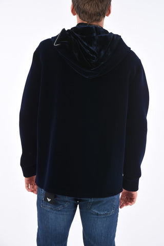 EMPORIO Maxi Embroidered Chenille Coat