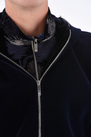 EMPORIO Maxi Embroidered Chenille Coat