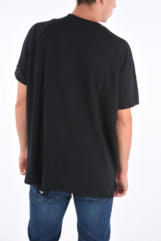 ARMANI EXCHANGE piquè cotton crew-neck t-shirt