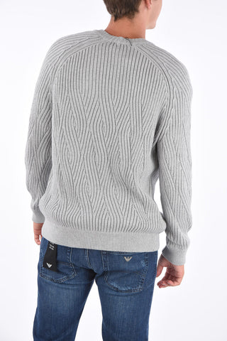 ARMANI EXCHANGE ribbed crewneck sweater