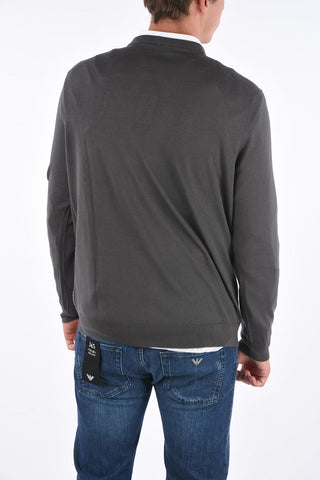 ARMANI EXCHANGE maglia girocollo in lana vergine