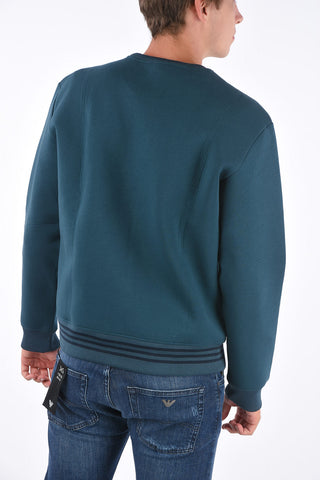 ARMANI EXCHANGE printed crewneck sweatshirt