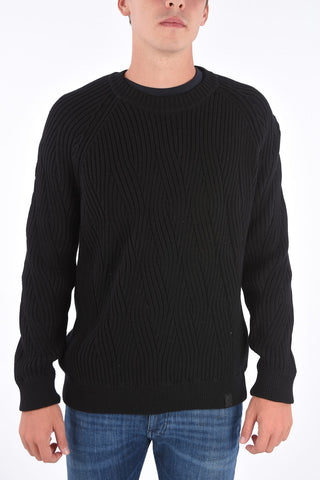 ARMANI EXCHANGE ribbed crewneck sweater