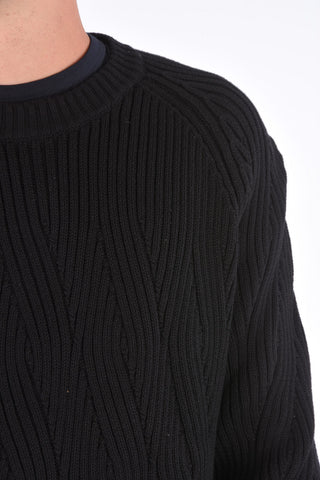 ARMANI EXCHANGE ribbed crewneck sweater