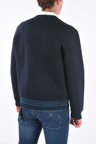 ARMANI EXCHANGE printed crewneck sweatshirt