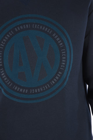 ARMANI EXCHANGE printed crewneck sweatshirt