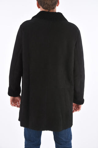 EMPORIO Mutton Shearling Two Pocket Coat 