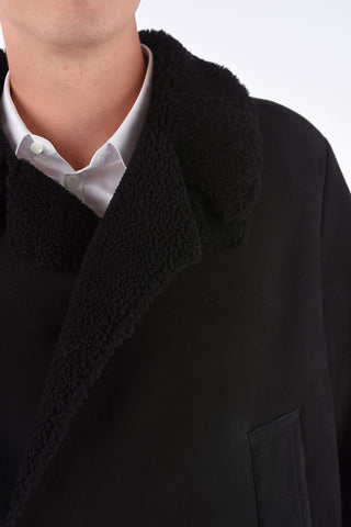 EMPORIO Mutton Shearling Two Pocket Coat 