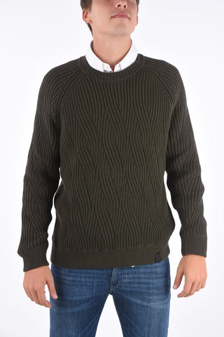 ARMANI EXCHANGE ribbed crewneck sweater