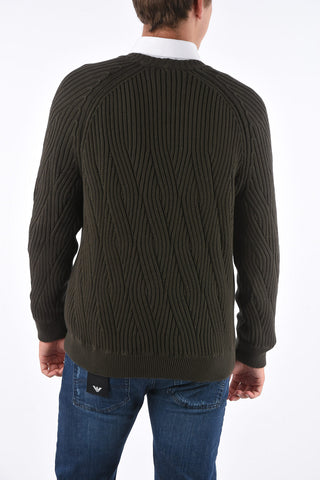 ARMANI EXCHANGE ribbed crewneck sweater