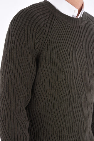 ARMANI EXCHANGE ribbed crewneck sweater