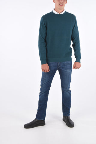 ARMANI EXCHANGE honeycomb crewneck sweater
