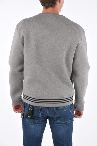 ARMANI EXCHANGE printed crewneck sweatshirt