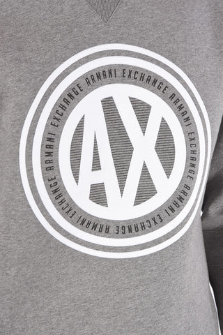 ARMANI EXCHANGE printed crewneck sweatshirt